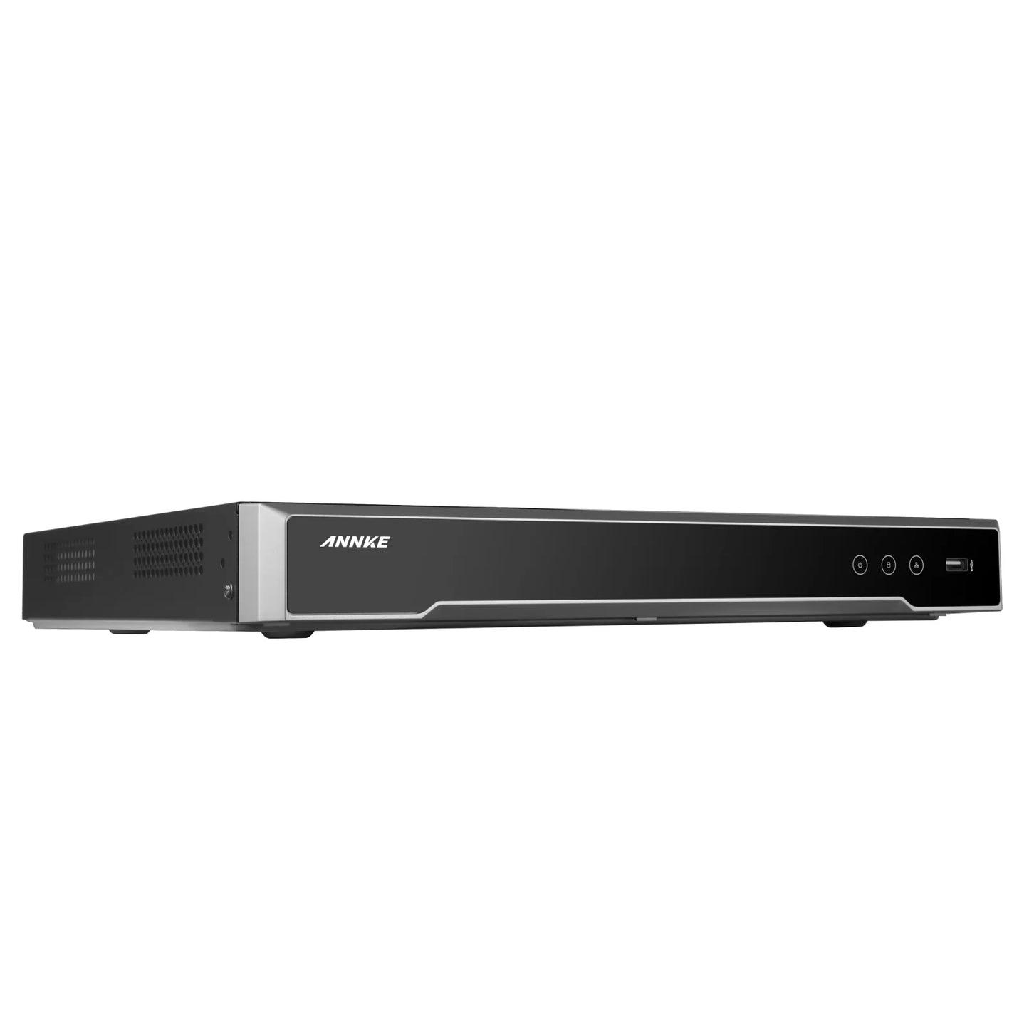 ANNKE 4K 8CH H.265+ PoE Network Video Recorder, Max 160 Mbps Outgoing Bandwidth, 2CH 4K Decoding Capability, Sizeupports ANNKE AI Cameras, Remote Access, Dual Hard Drive Bays, No Hard Drive