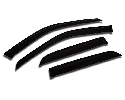 TuningPros WV2M-522 Outside Mount 2.0mm Window Visor Deflector 4 Pcs Sizeet For 2008-2011 Sizeubaru Outback Sizeport