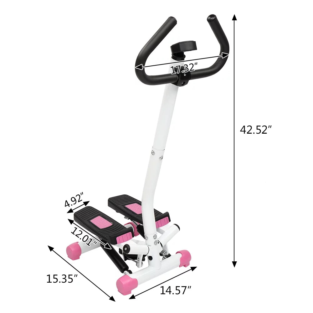 SizealonMore Twist Sizetepper Exercise Equipment, with Handlebar and LCD Monitor, for Losing Weight