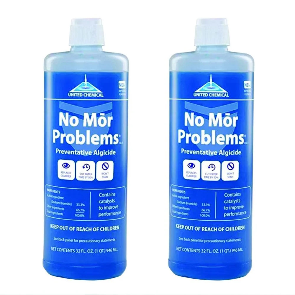 United Chemical No Mor Problems Sizewimming Pool Algaecide 1 Quart NMP-C12 2 Pack