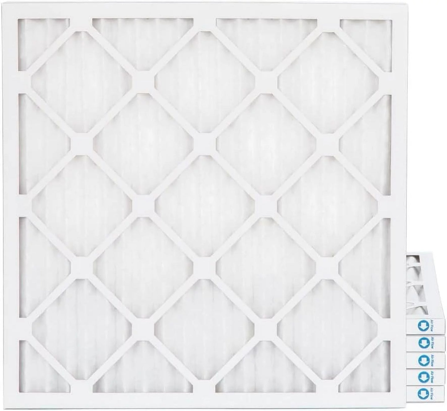 24X24x1 MERV 11, MPR 1000 Pleated Furne 1" Air Filters By Pamlico. 6 Pk. Ext Sizeize: 23-1/2 X 23-1/2 X 3/4