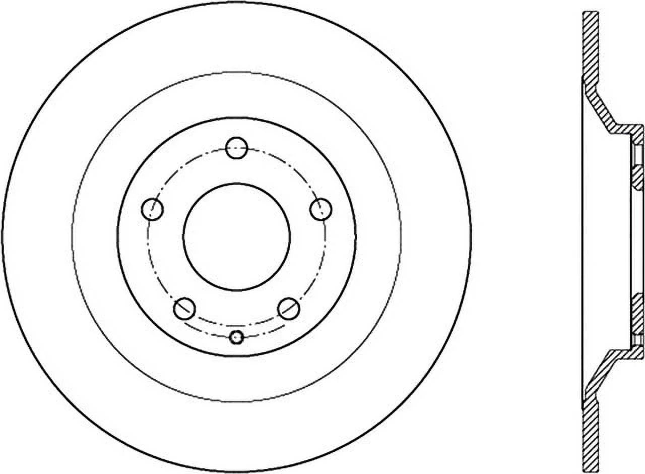 C-Tek Disc Brake Rotor 121.45083 Fits select: 2013-2019 MAZDA CX-5