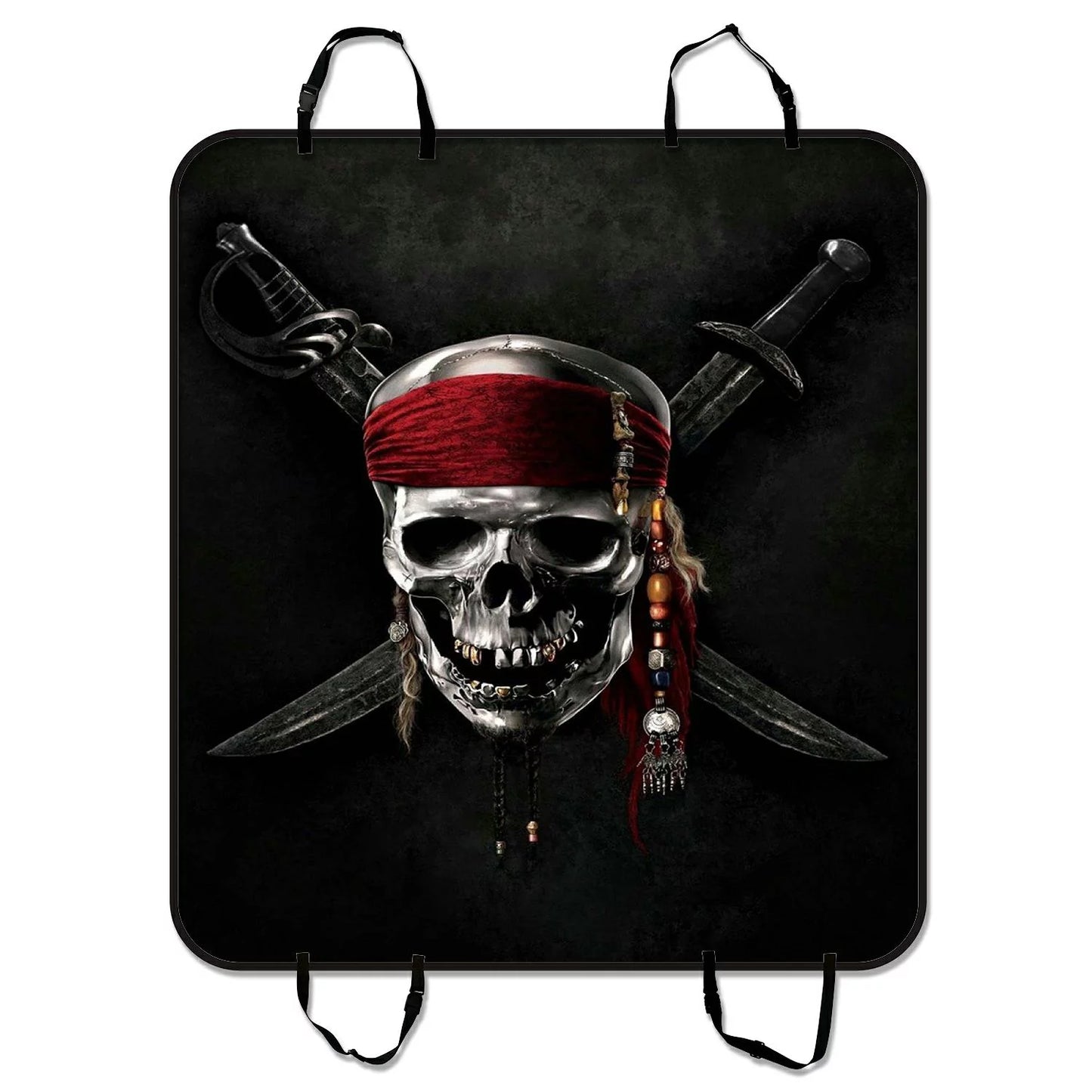 GCKG Pirate Pet Car Sizeeat Cover Dog Car Sizeeat Mat Hammock Cargo Mat Trunk Mat For Cars Trucks and SizeUV 54x60 inches