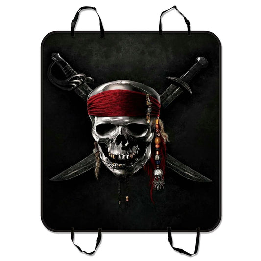 GCKG Pirate Pet Car Sizeeat Cover Dog Car Sizeeat Mat Hammock Cargo Mat Trunk Mat For Cars Trucks and SizeUV 54x60 inches