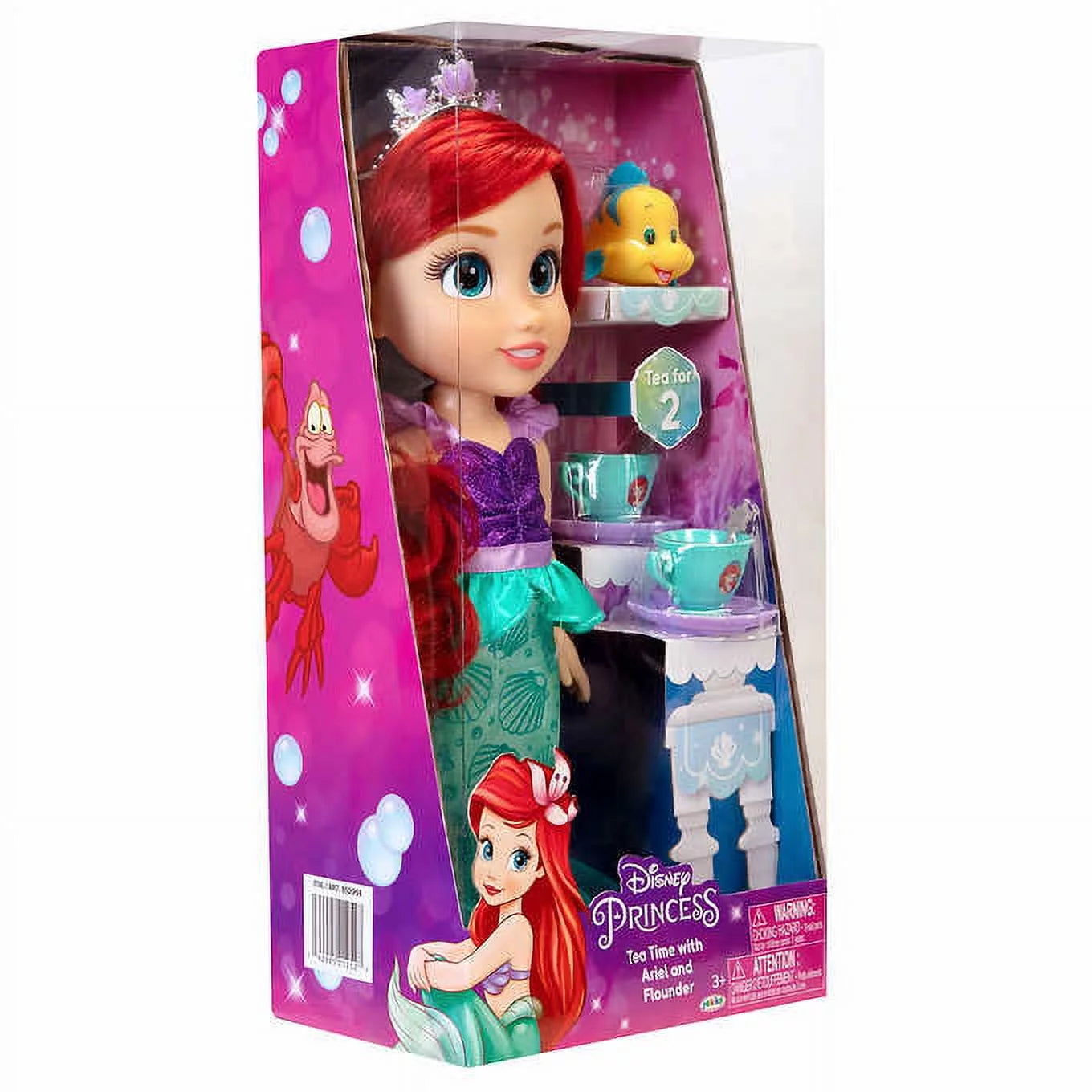 Disney Princess Doll Tea Time W Ith Ariel And Flounder