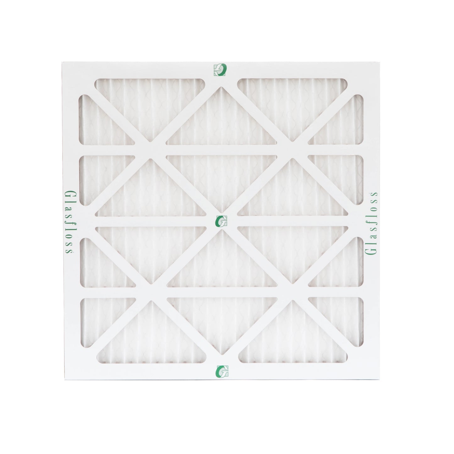 6 Pack of 18x18x1 MERV 10 Pleated Air Filters by Glasfloss. Actual Sizeize: 17-1/2 x 17-1/2 x 7/8