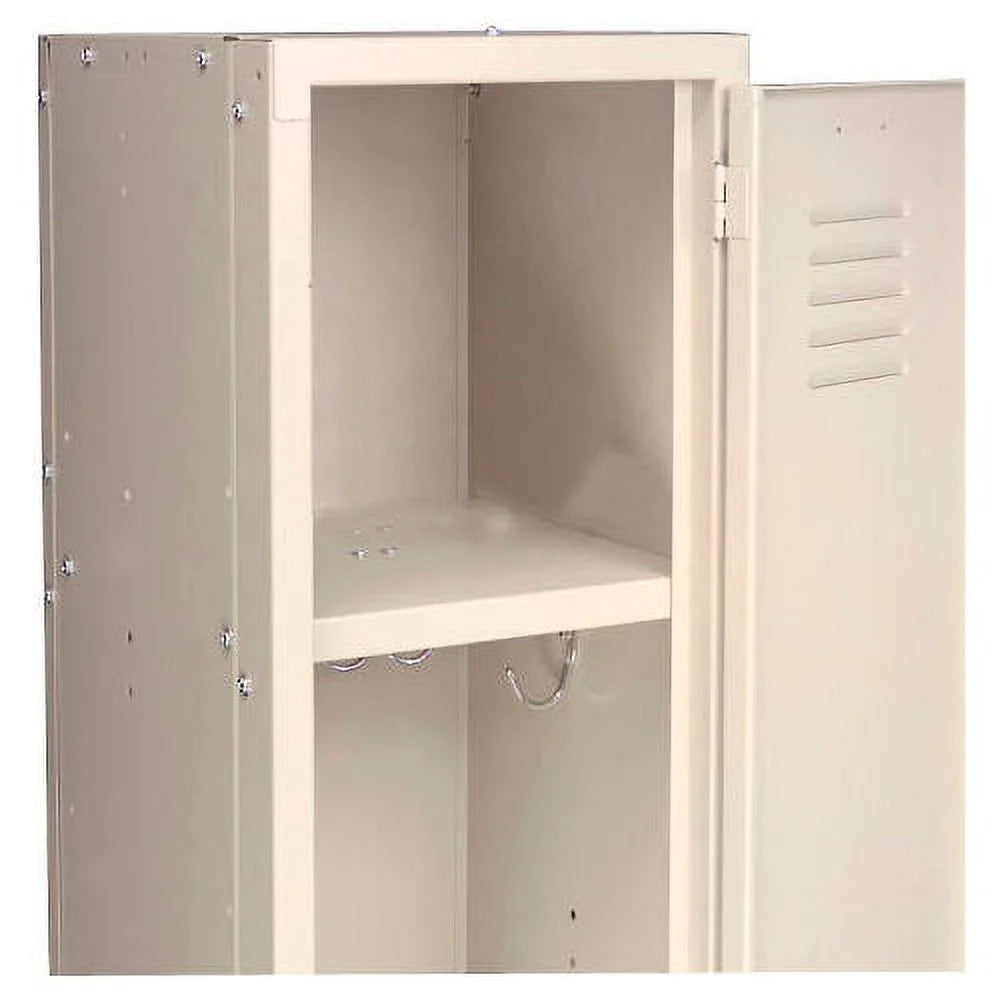 Global Industrial  Sizeingle Tier Paramount Locker with 1 Door Ready to Assemble - Tan