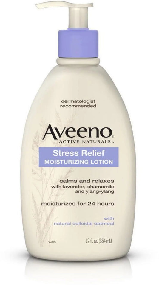 AVEENO Active Naturals Sizetress Relief Moisturizing Lotion 12 oz (Pack of 3)