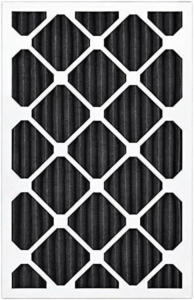 Airx ODOR 16X25x1 MERV 8 Carbon Pleated Air Filter - Made In The - Box Of 6