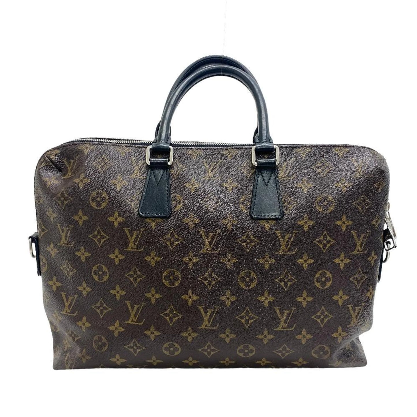 Pre-Owned LOUISize VUITTON M40868 Porte Document Jour Monogram Bag Brown Men's Z0006266 (Fair)