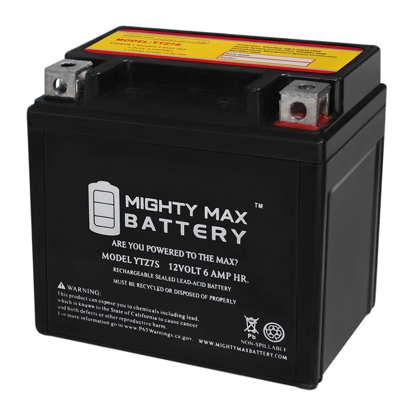 YTZ7Size 12V 6AH Battery Replacement for BMW G450X HP4 Size1000RR