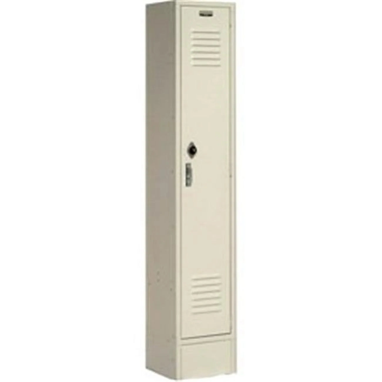 Global Industrial  Sizeingle Tier Paramount Locker with 1 Door Ready to Assemble - Tan