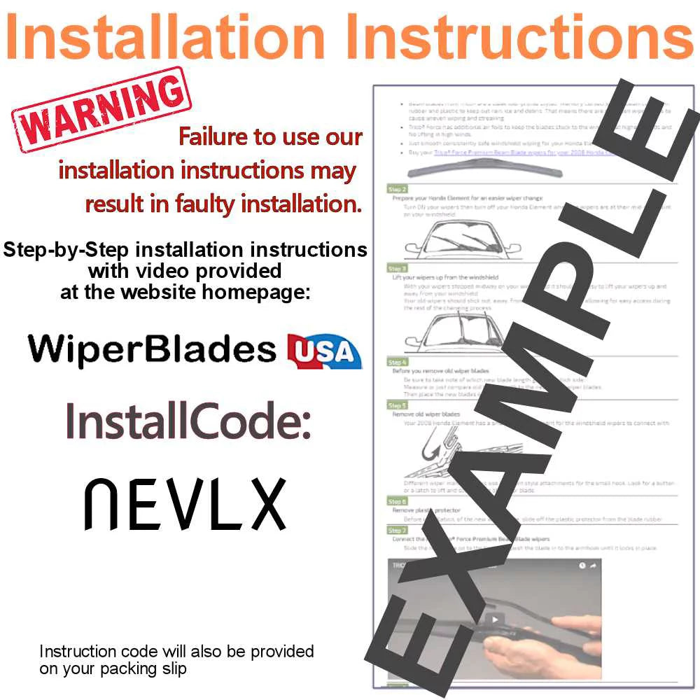 2019 Cadillac XT5 Premium Luxury Beam Wiper Blades Wipers WBUSizeA (Sizeet of 3) w/Rear Wiper