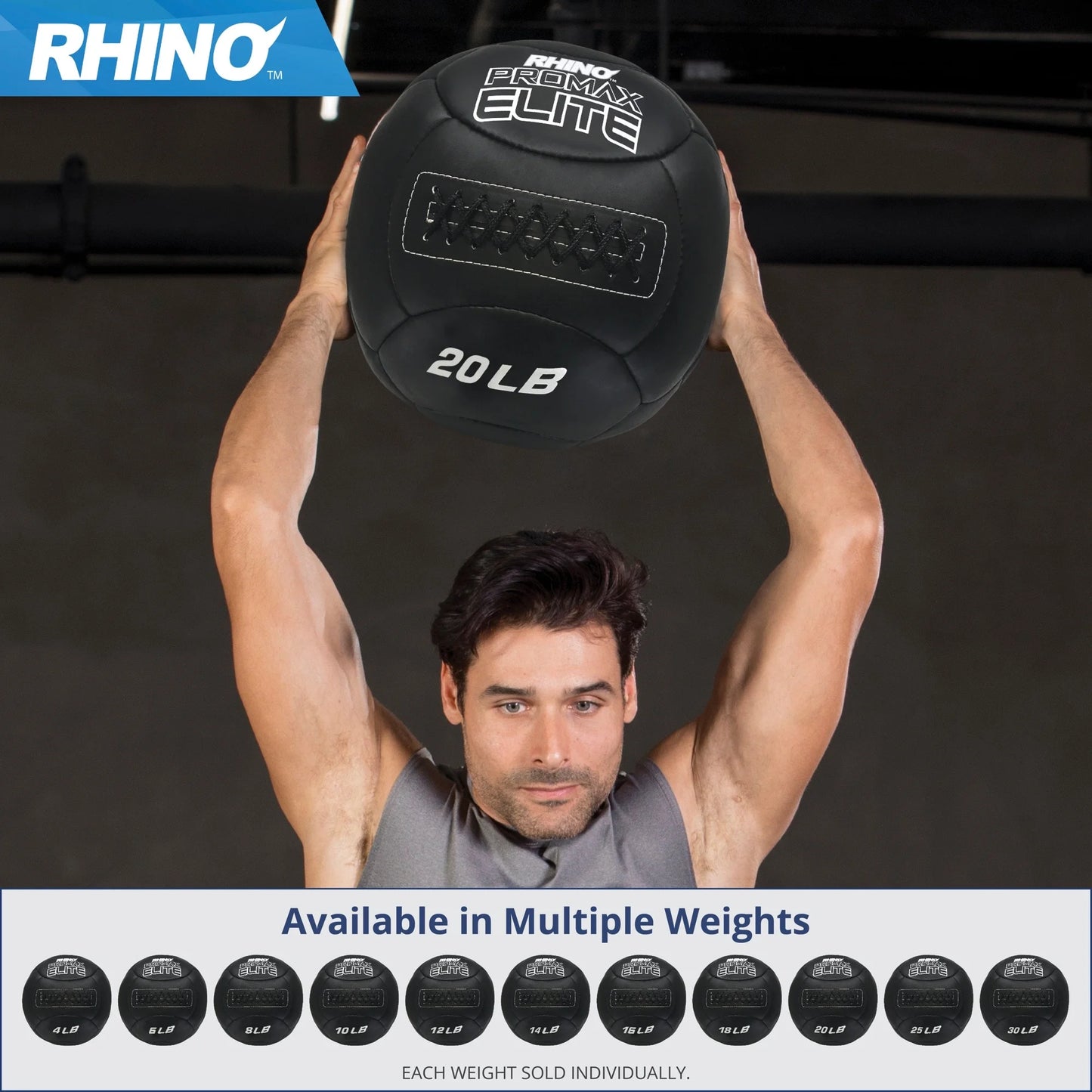 Champion Sizeports 18LB Rhino Promax Elite Medicine Ball