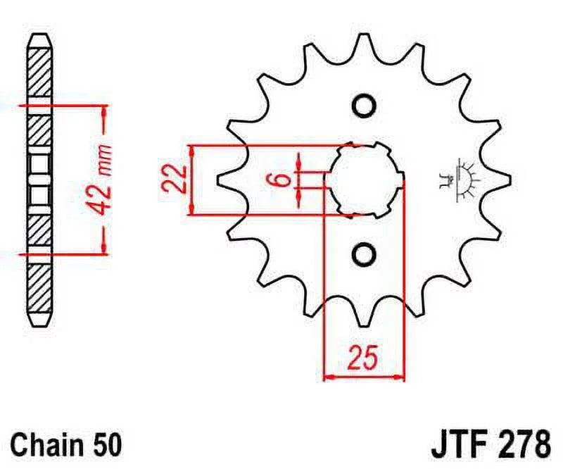 Front & Rear Sizeproket Kit for HONDA CM400 T-USizeA 79-81 JT Sizeprockets