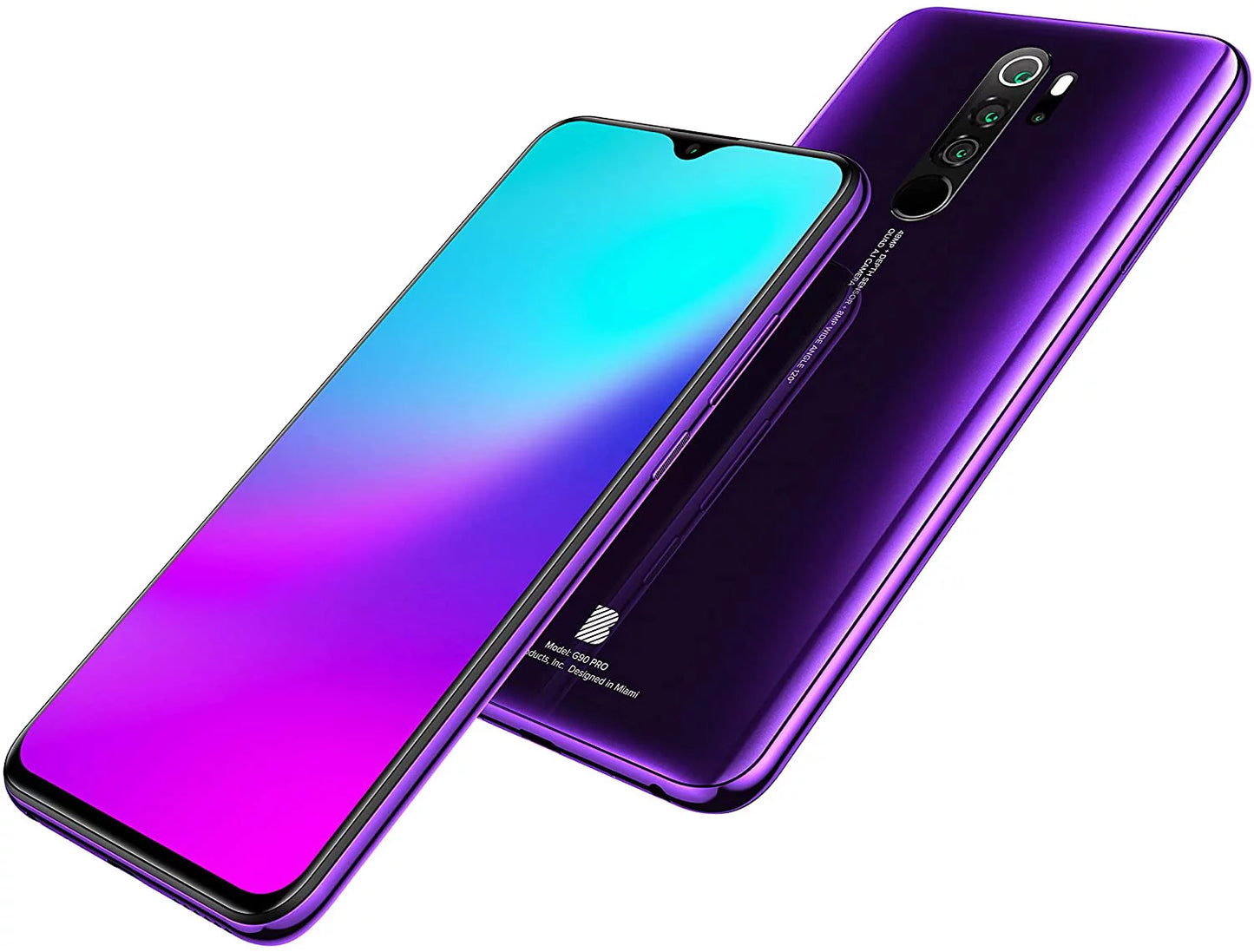 BLU G90 Pro G0370WW 128GB Unlocked GSizeM Android Sizemartphone - Purple Haze