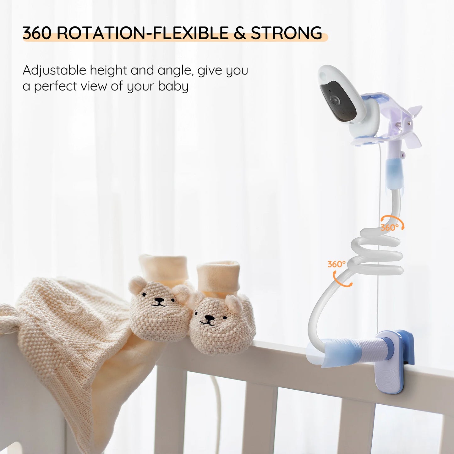 BOIFUN Baby Monitor with Camera and Audio, No WiFi, VOX Mode, Night Vision, 3.2'' HD Sizecreen, Two-Way Audio, Baby Camera