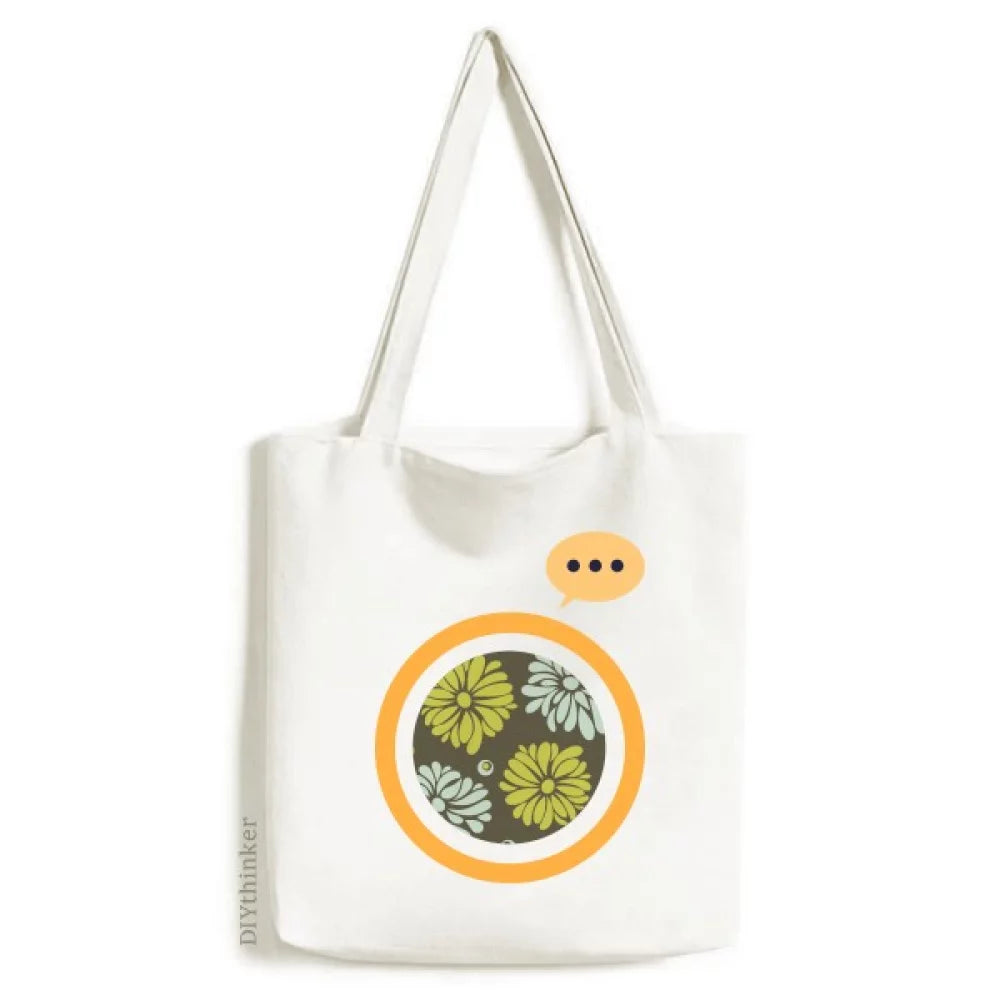 Flower Yellow Chrysanthemum Flower Expression Sizeack Canvas Tote Sizehoulder Bag