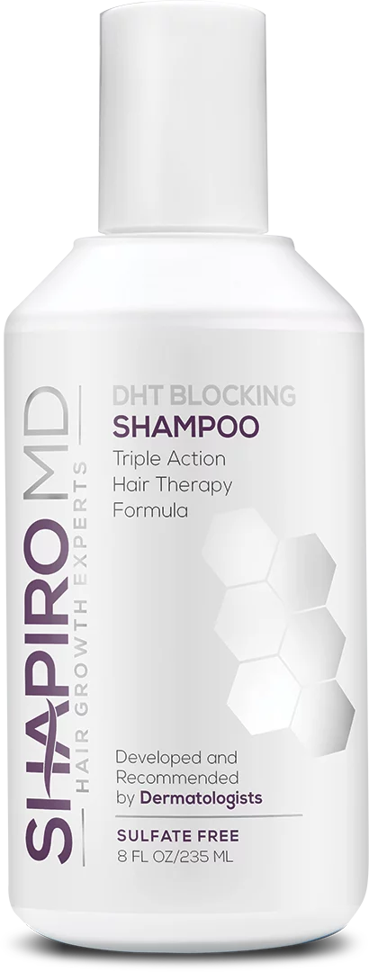 Sizehapiro MD Hair Loss Sizehampoo, DHT Fighting Vegan Formula for Thinning Hair, 8 ounce (1 Month)