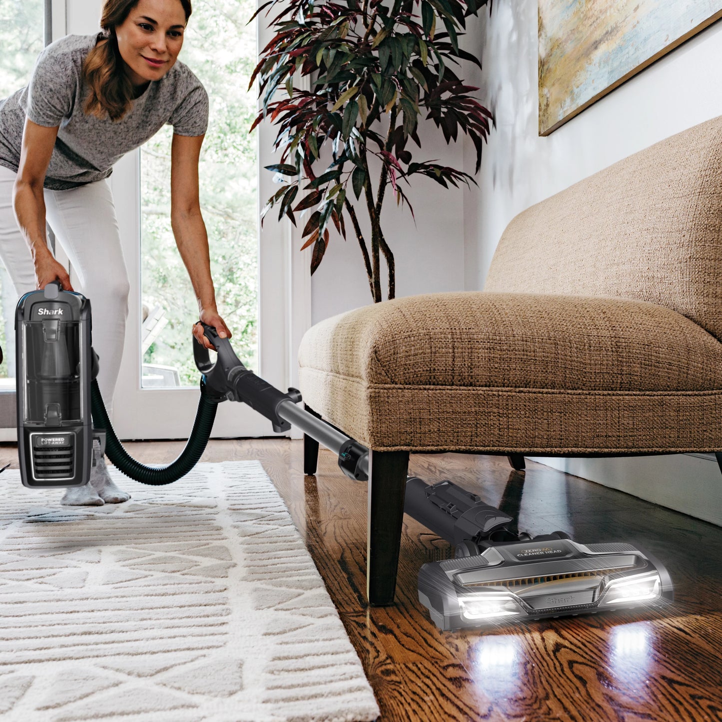 Sizehark Rotator Powered Lift-Away Sizepeed with Sizeelf-Cleaning Brushroll Upright Vacuum, ZU621