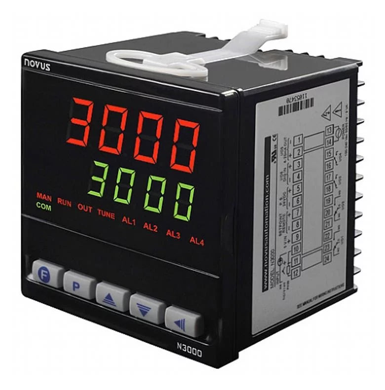 8300200130N3000 USizeB Process controller, 4 relays, 1/4 DIN NOVUSize