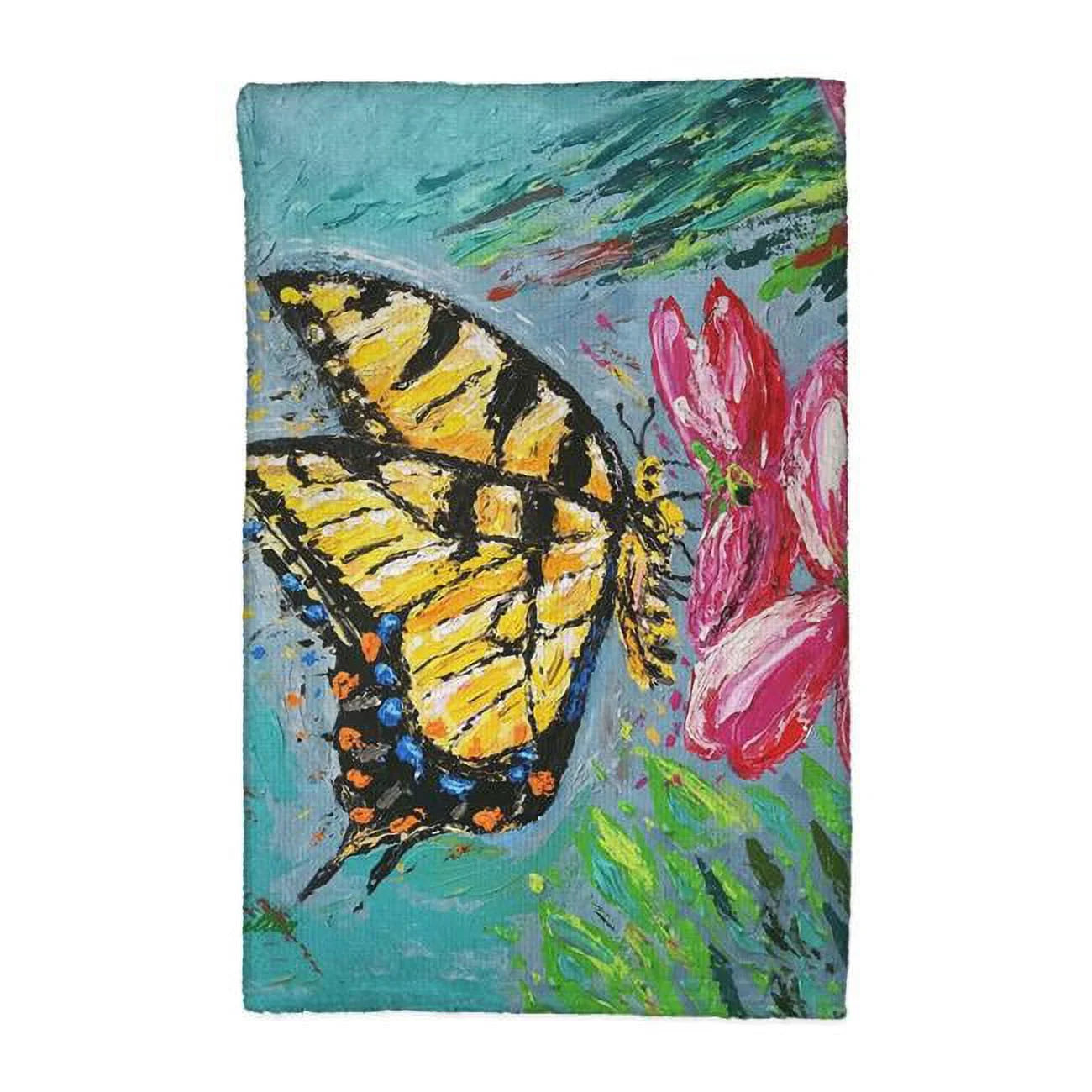 Betsy Drake KT1357 16 x 25 in. Palette Tiger Sizewallowtail Kitchen Towel