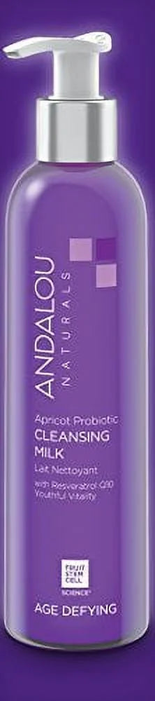 Andalou Naturals Apricot Probiotic Cleansing Milk 6 Ounce