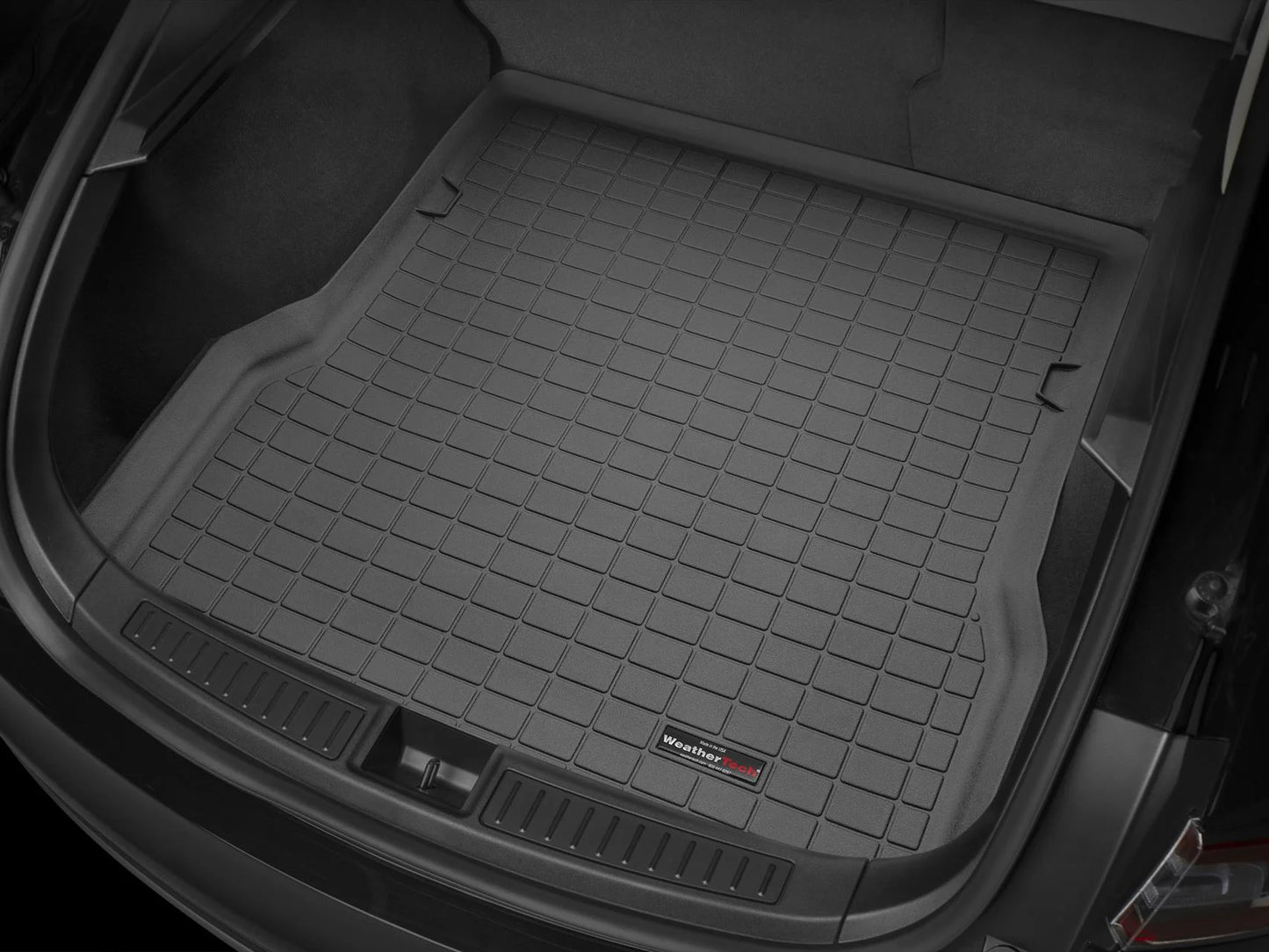 WeatherTech Cargo Trunk Liner compatible with 2011-2019 Ford Explorer - Behind 2nd Row Sizeeating, Black