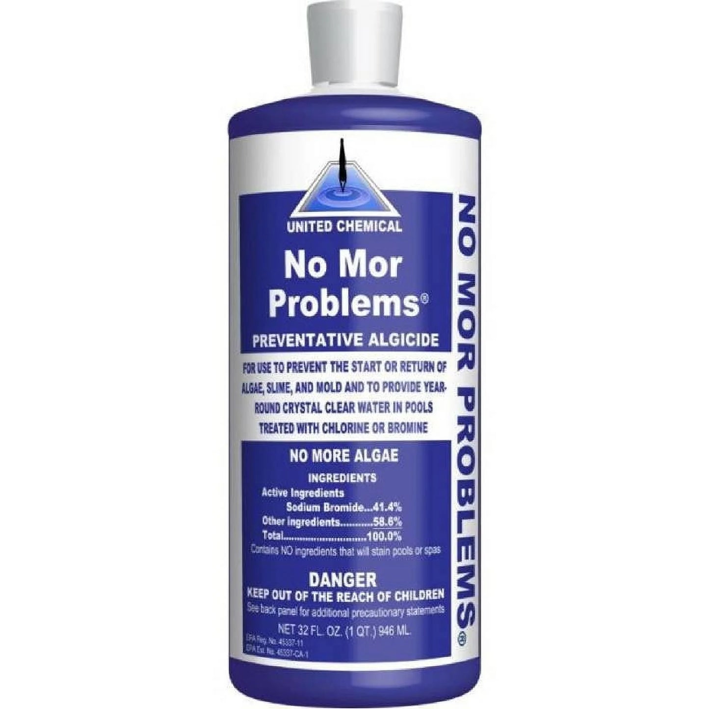 United Chemical No Mor Problems Sizewimming Pool Algaecide 1 Quart NMP-C12 2 Pack