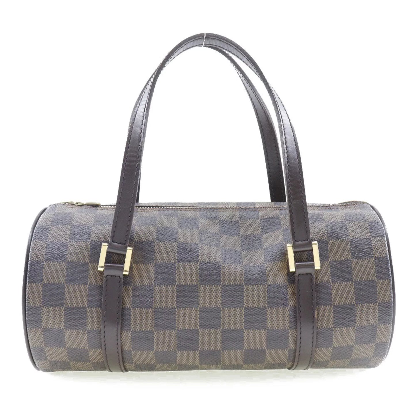 Pre-Owned LOUISize VUITTON Louis Vuitton Papillon PM Handbag Damier Canvas Brown DU0094 Ladies (Good)