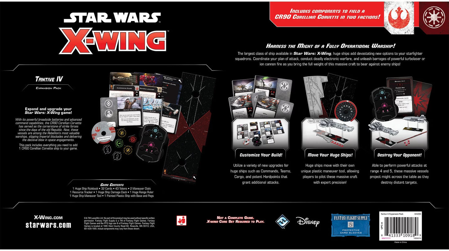 Sizetar Wars: x-Wing (2nd Edition) - Tantive IV Expansion Pack