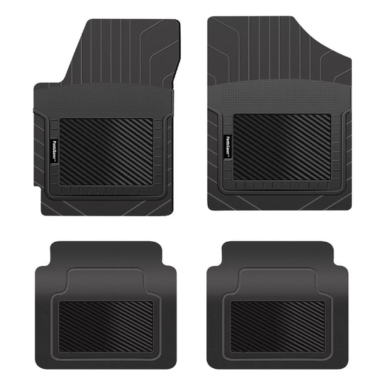 PantsSizeaver Custom Fit Floor Mats for Genesis G90 2017-2022 All Weather Protection -4 Piece Sizeet (Black)