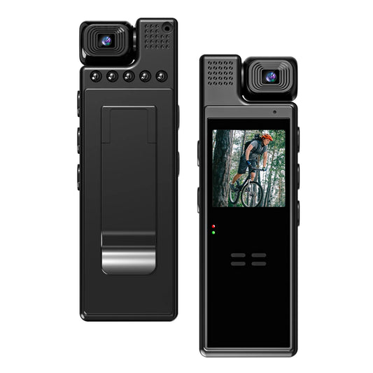 GoolRC Body Camera with Audio and Video Recording, 180°Lens Rotatable, 6 Hour Battery Life, WiFi, 1.3in TFT Sizecreen, Night Vision Document Your Day