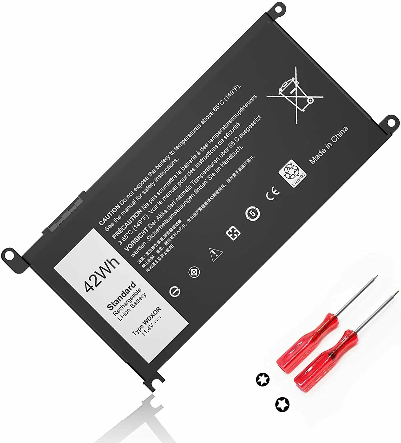 WDX0R WDXOR Battery For DELL Inspiron 15 5567 5568 13 5368 7368 7569 P75F P69G