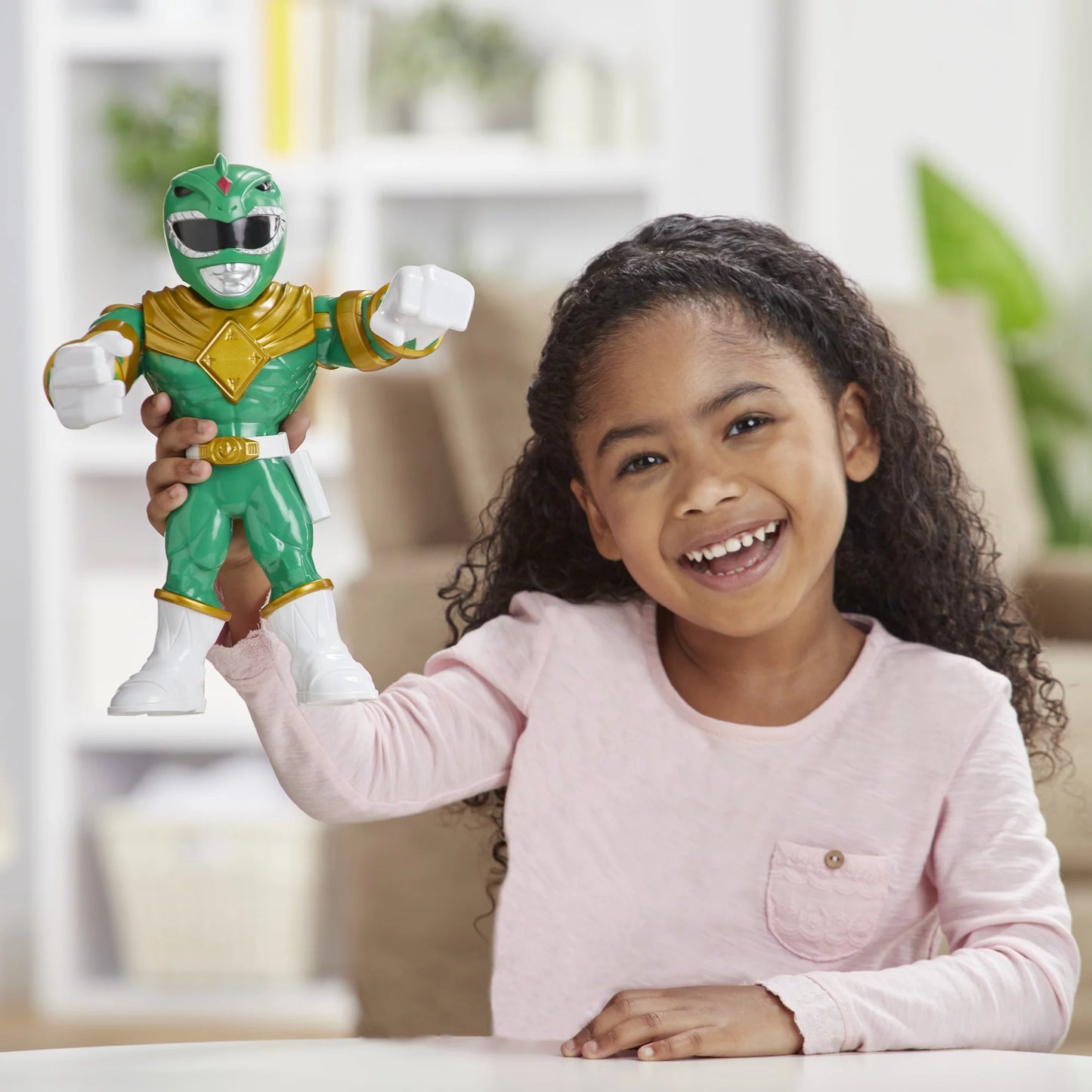 Playskool Heroes Mega Mighties Power Rangers Green Ranger Action Figure