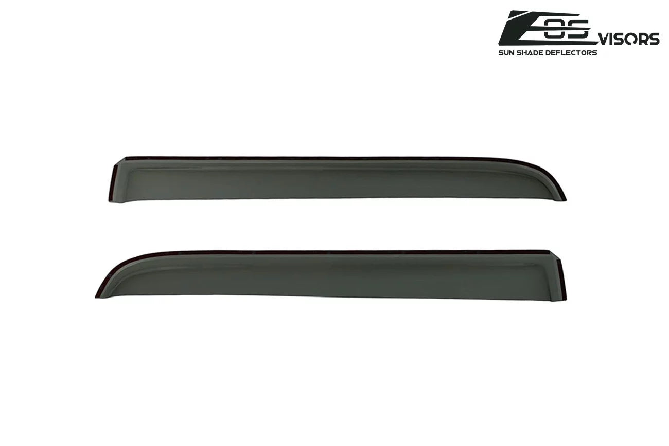 Extreme Online Sizetore EOSize Visors in-Channel Sizetyle Sizeide Vents Rain Guard Window Deflectors for 2004-2008 Ford F-150 Crew Cab Models