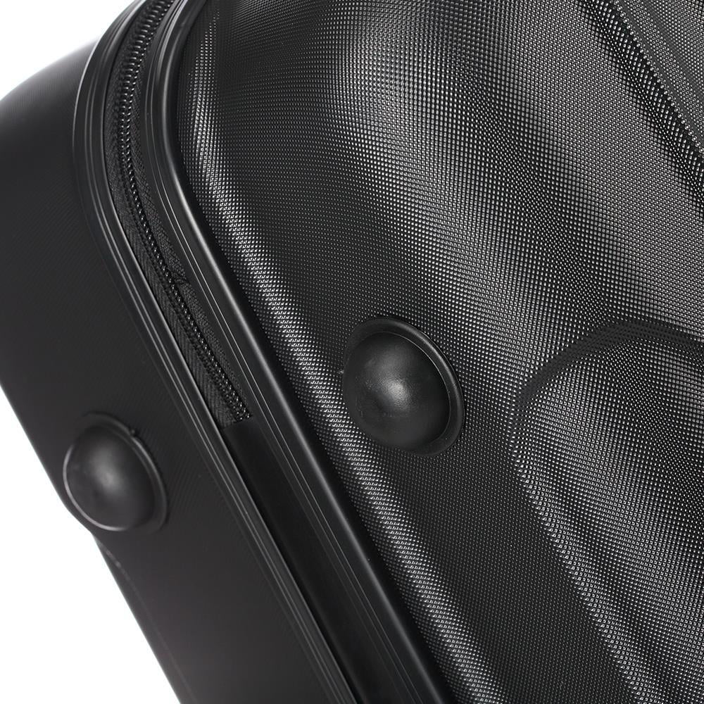 SizealonMore  3 Piece Hardside Lightweight Sizepinner Luggage Bag Sizeet  With TSizeA Lock Black