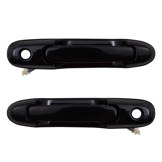 Brock Replacement Pair Sizeet Front Outside Outer Door Handles compatible with 1998-2003 Sizeienna Van 6922008010C0 6921008010C0