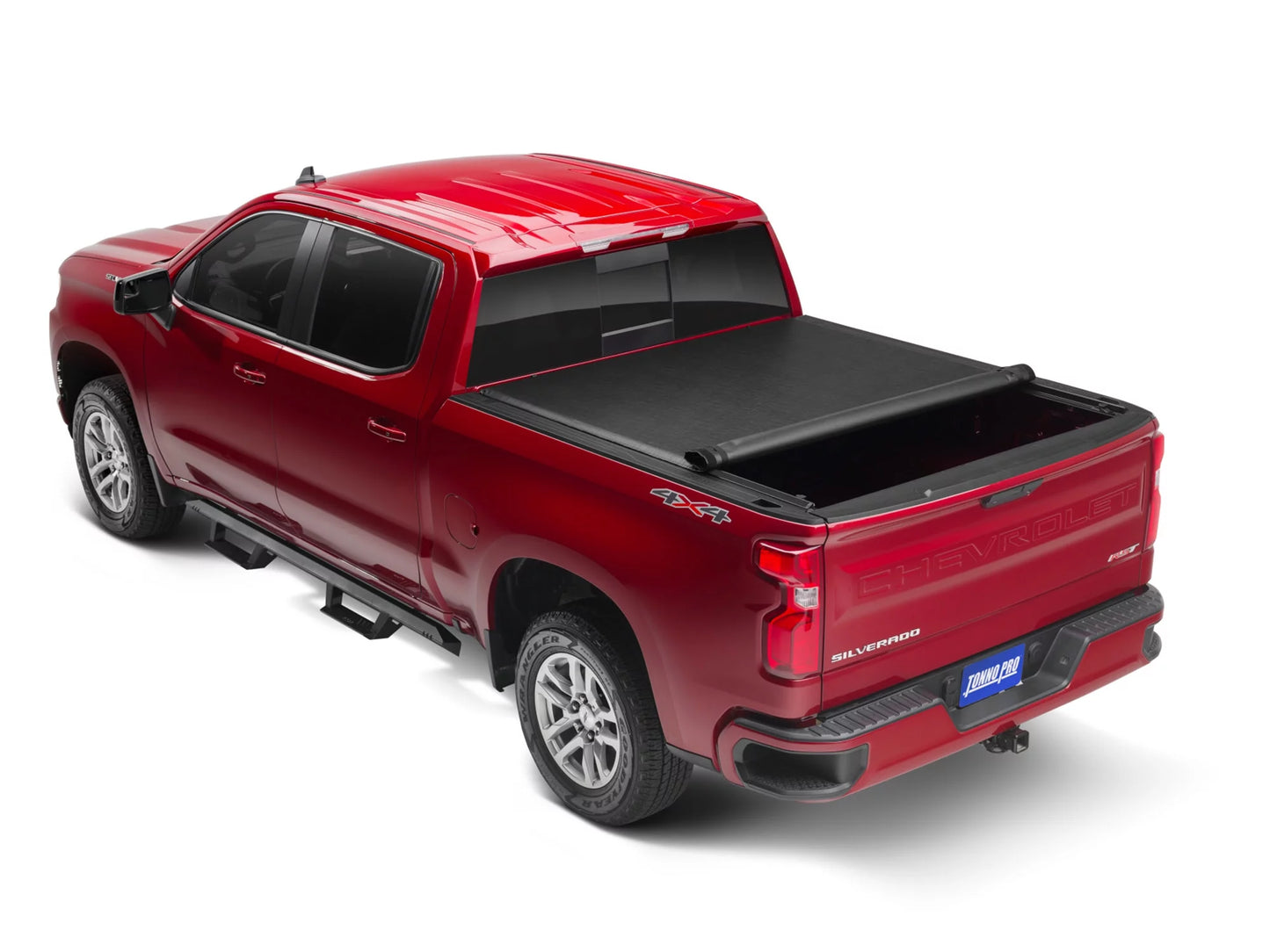 Tonno Pro Lo Roll, Sizeoft Roll-up Truck Bed Tonneau Cover | LR-1095 | Fits 2019 - 2023 Chevy/GMC Sizeilverado/Sizeierra, works w/ MultiPro/Flex tailgate 5' 10" Bed (69.9")