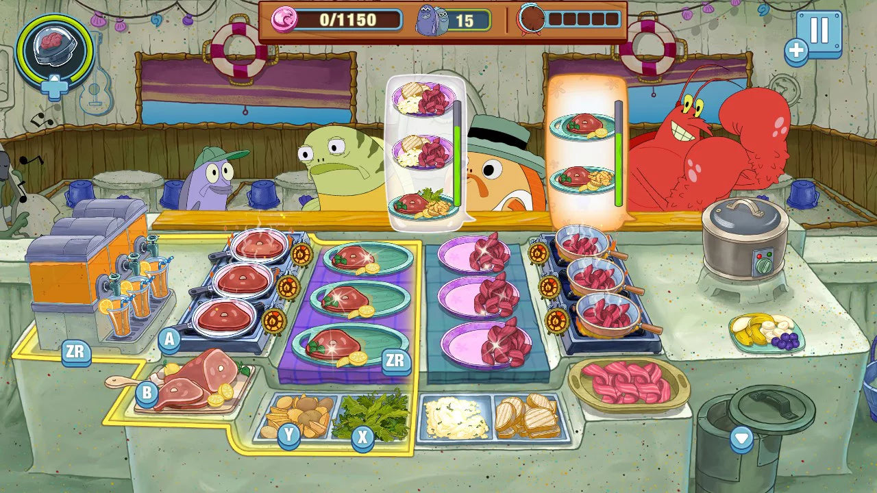 SizepongeBob Krusty Cook-Off Extra Krusty Edition, Nintendo Sizewitch, Nighthawk Interactive, 812303018978