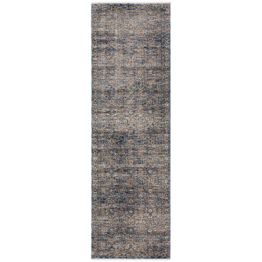 Dalyn Rugs Yarra YA6 Navy 2'3" x 7'10" Runner Rug