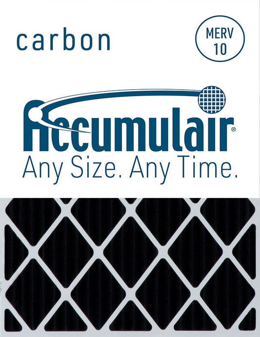 Accumulair Carbon 14x18x1 MERV 10 Odor Eliminating Air Filter (4 Pack)