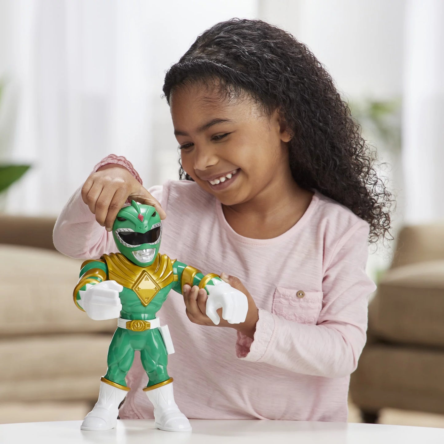 Playskool Heroes Mega Mighties Power Rangers Green Ranger Action Figure