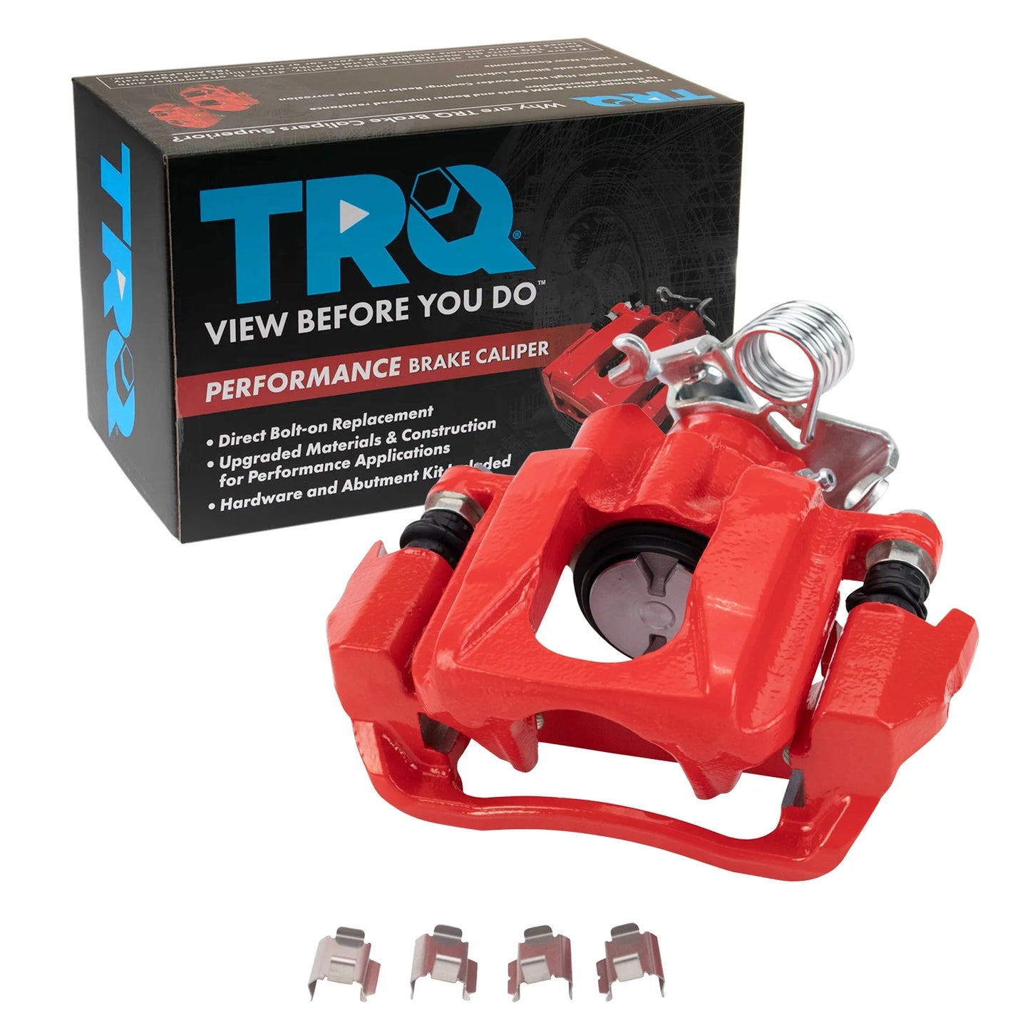 TRQ Rear Right Brake Caliper For 11-15 Ford Explorer 10-14 Flex 13-15 Taurus MKT CLA40306