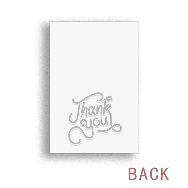 Elliptical Cosc Nebula Universe Pattern Thank You Cards Envelopes Blank Note