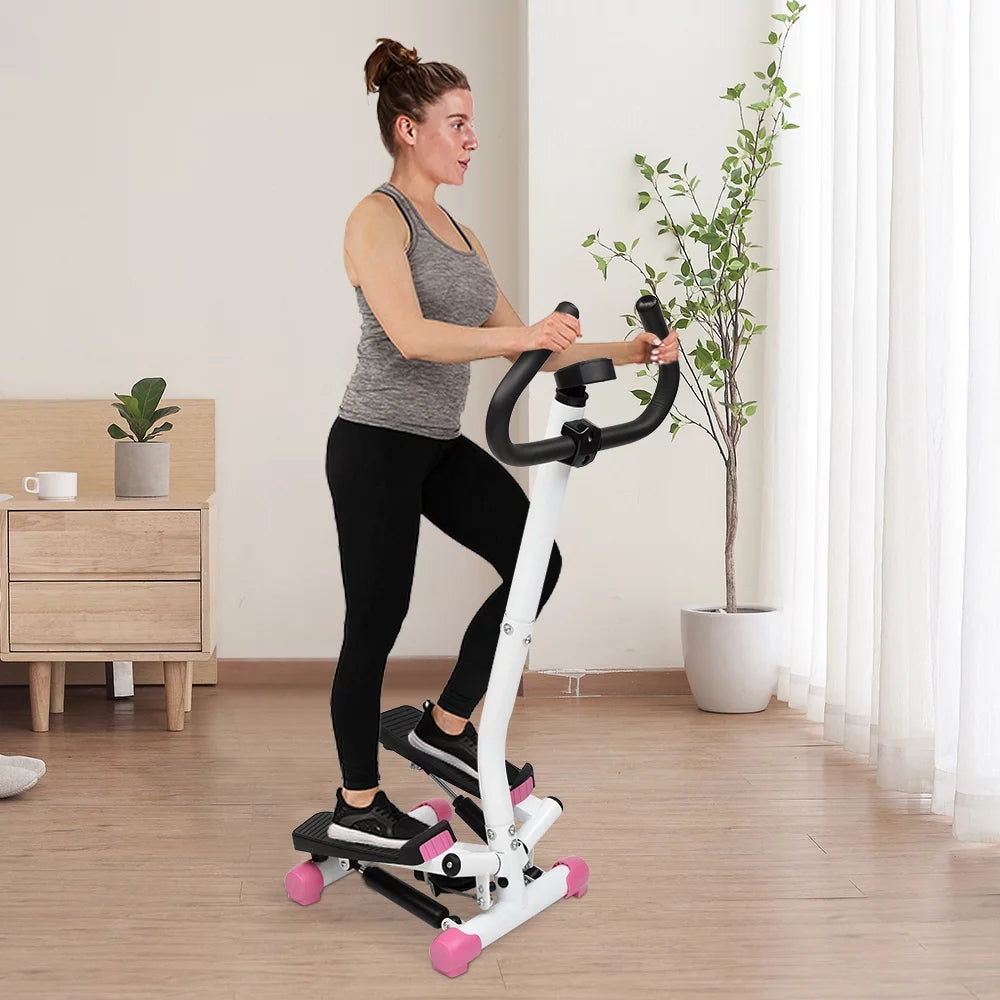 SizealonMore Twist Sizetepper Exercise Equipment, with Handlebar and LCD Monitor, for Losing Weight