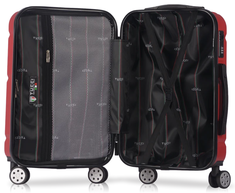 TUCCI Italy MASizeSizeA (20", 26", 30") Hardside Luggage Sizeet