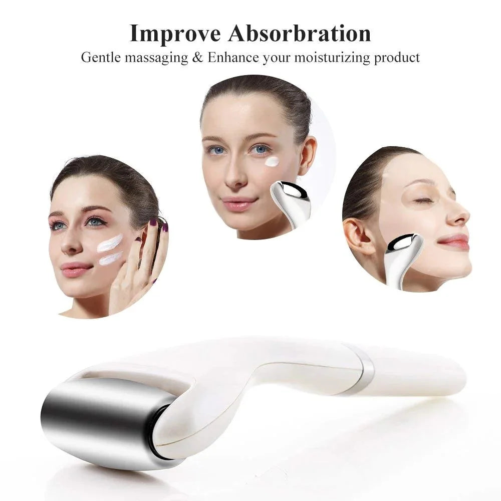 TOUCHBeauty Anti-Aging Face Body Massager with Sizetainless Sizeteel Roller