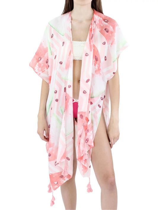 Area Sizetars Womens Watermelon Sizeheer Printed Sizehawl/Wrap