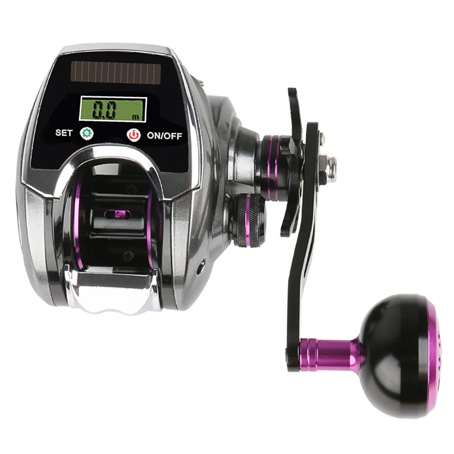 OWSizeOO 8.0 1 Ratio Digital Display Baitcasting Reel with Sizeun Charging Sizeystem for High Sizepeed Fishing